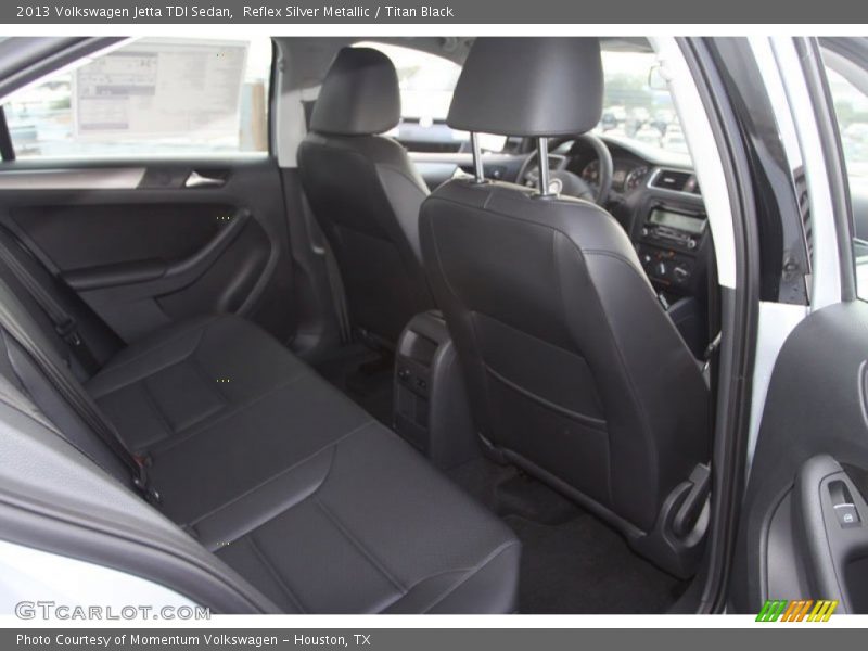 Reflex Silver Metallic / Titan Black 2013 Volkswagen Jetta TDI Sedan
