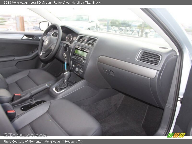 Reflex Silver Metallic / Titan Black 2013 Volkswagen Jetta TDI Sedan
