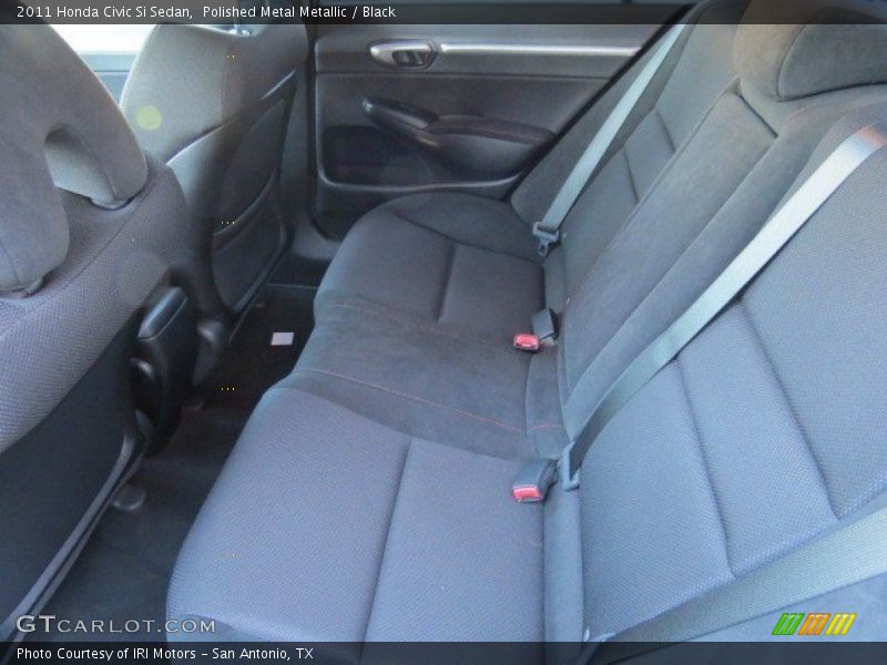 Polished Metal Metallic / Black 2011 Honda Civic Si Sedan