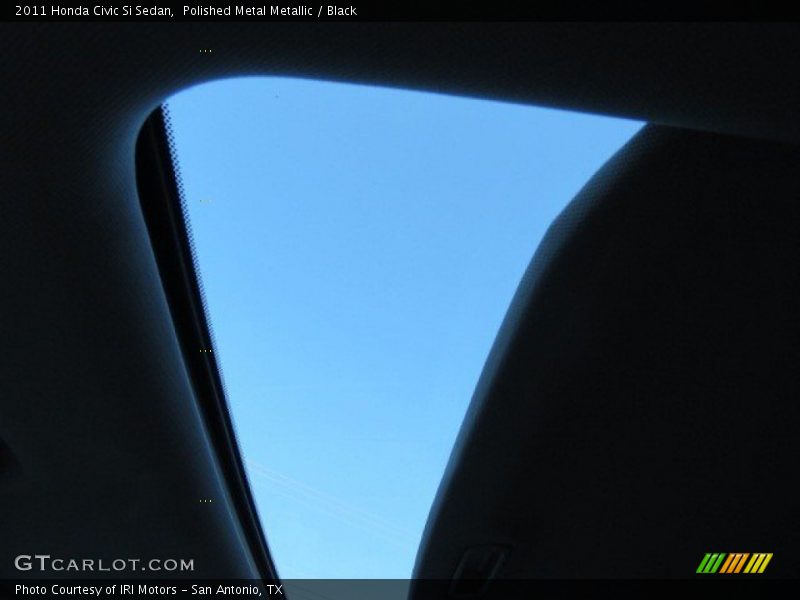 Polished Metal Metallic / Black 2011 Honda Civic Si Sedan