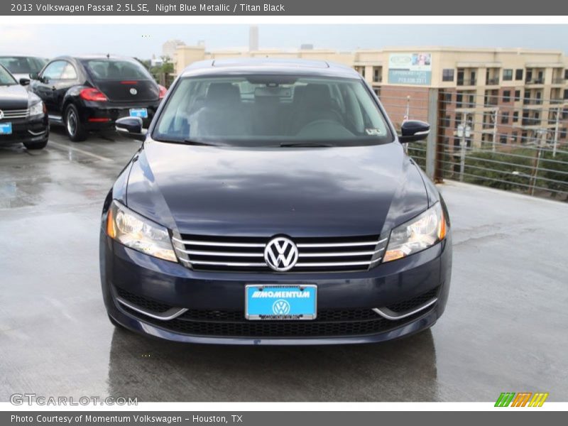 Night Blue Metallic / Titan Black 2013 Volkswagen Passat 2.5L SE