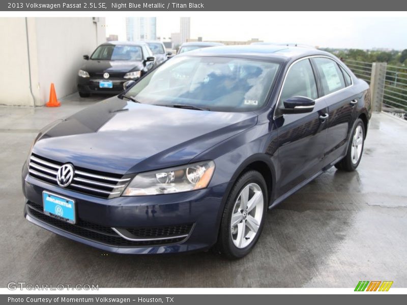 Night Blue Metallic / Titan Black 2013 Volkswagen Passat 2.5L SE