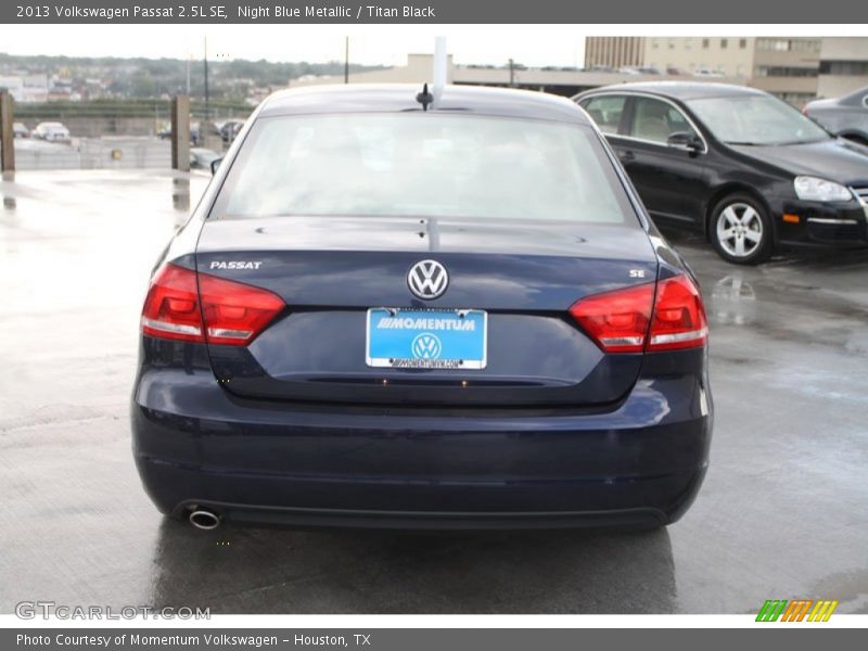 Night Blue Metallic / Titan Black 2013 Volkswagen Passat 2.5L SE