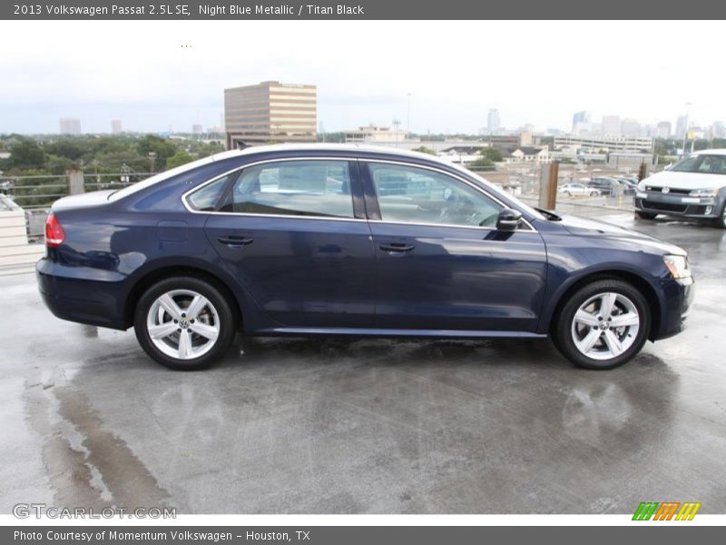 Night Blue Metallic / Titan Black 2013 Volkswagen Passat 2.5L SE