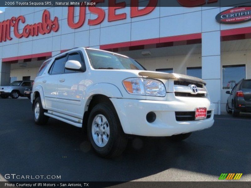 Natural White / Taupe 2006 Toyota Sequoia SR5
