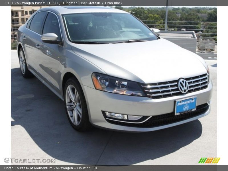 Tungsten Silver Metallic / Titan Black 2013 Volkswagen Passat TDI SEL