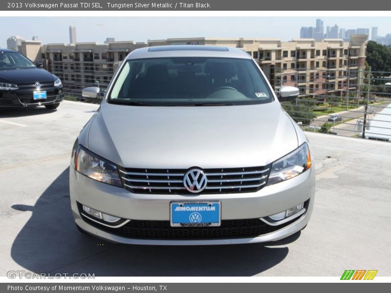 Tungsten Silver Metallic / Titan Black 2013 Volkswagen Passat TDI SEL