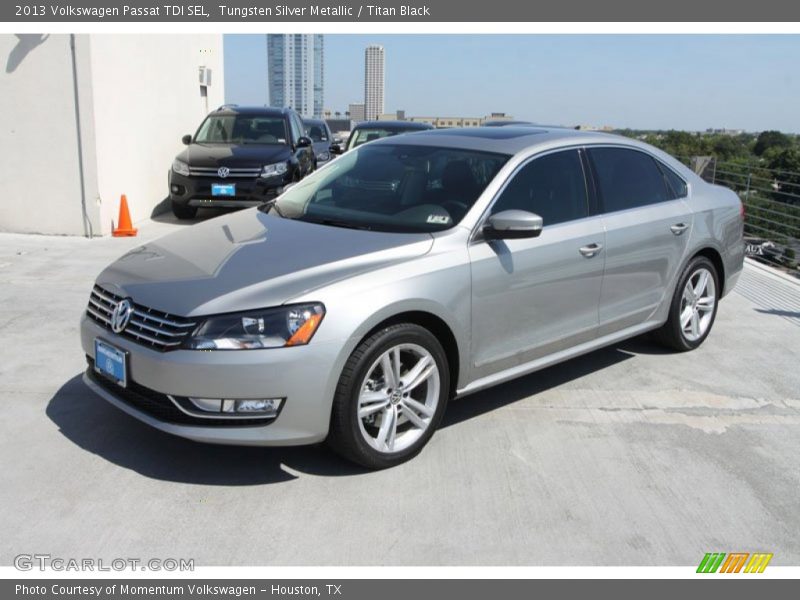 Tungsten Silver Metallic / Titan Black 2013 Volkswagen Passat TDI SEL