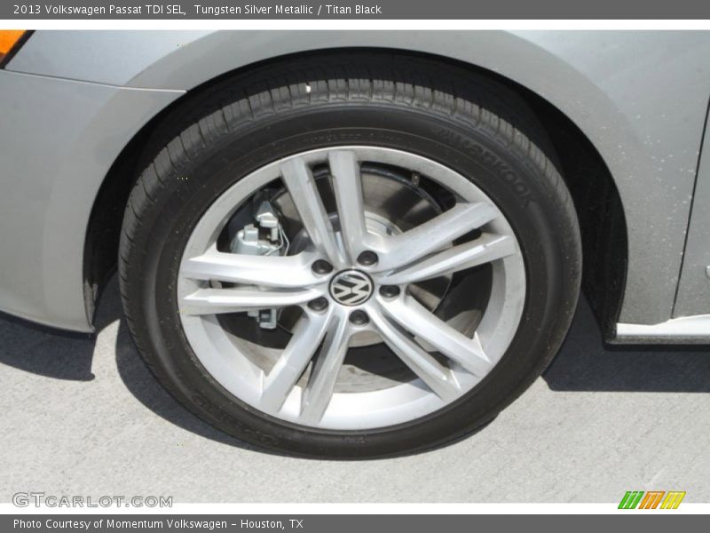 Tungsten Silver Metallic / Titan Black 2013 Volkswagen Passat TDI SEL
