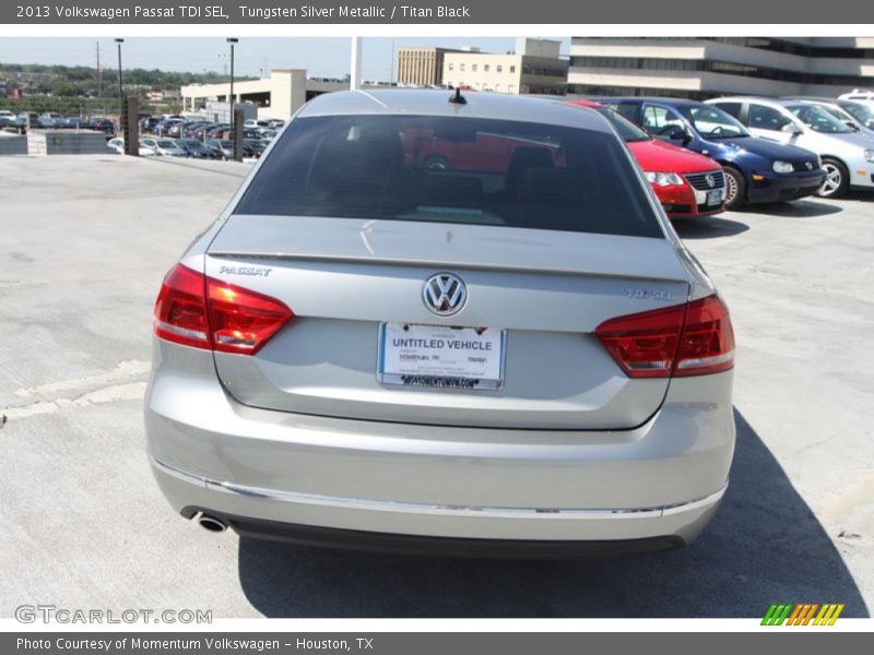 Tungsten Silver Metallic / Titan Black 2013 Volkswagen Passat TDI SEL
