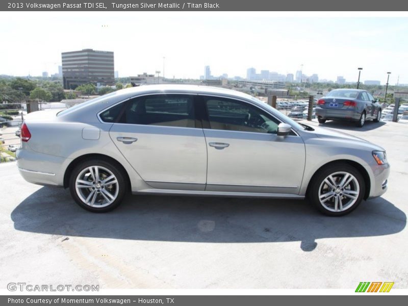 Tungsten Silver Metallic / Titan Black 2013 Volkswagen Passat TDI SEL
