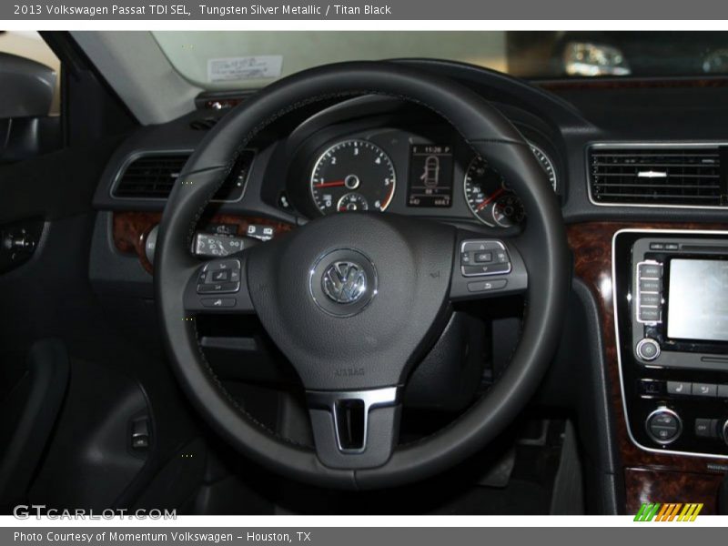 Tungsten Silver Metallic / Titan Black 2013 Volkswagen Passat TDI SEL