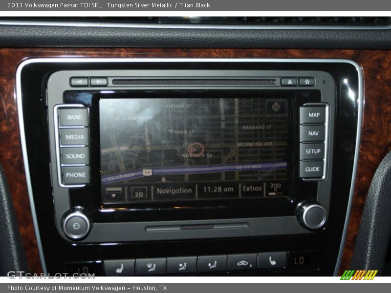 Tungsten Silver Metallic / Titan Black 2013 Volkswagen Passat TDI SEL