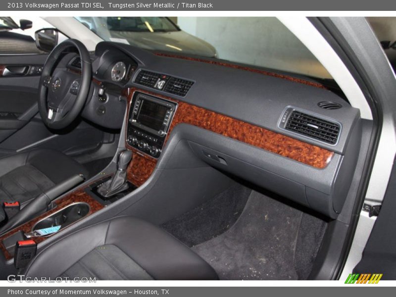 Tungsten Silver Metallic / Titan Black 2013 Volkswagen Passat TDI SEL