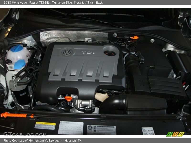Tungsten Silver Metallic / Titan Black 2013 Volkswagen Passat TDI SEL