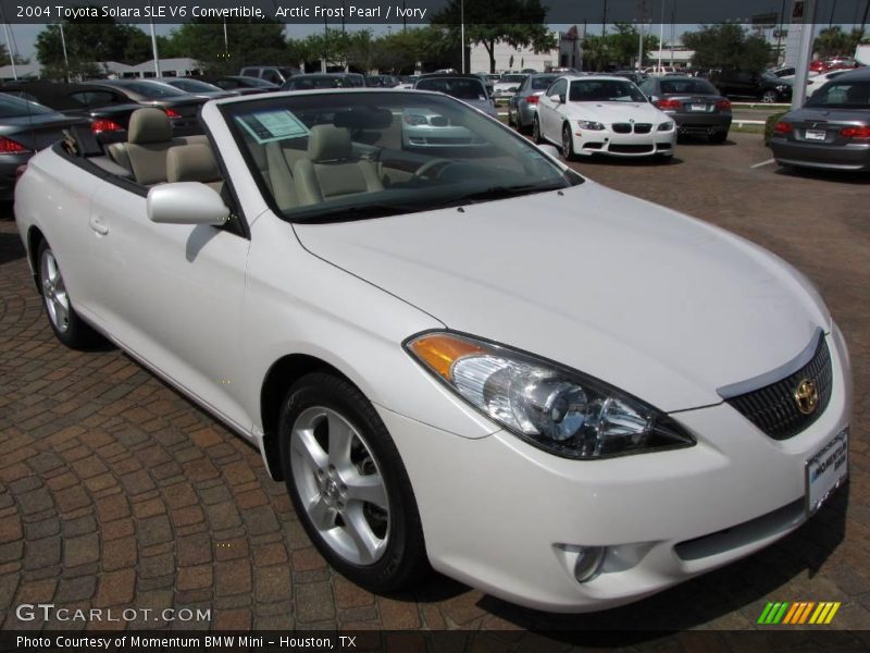 Arctic Frost Pearl / Ivory 2004 Toyota Solara SLE V6 Convertible