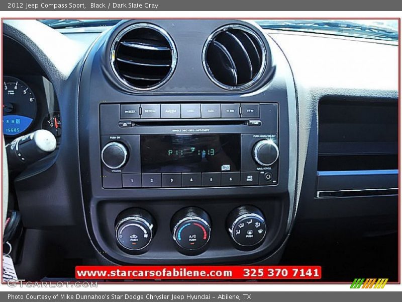 Black / Dark Slate Gray 2012 Jeep Compass Sport