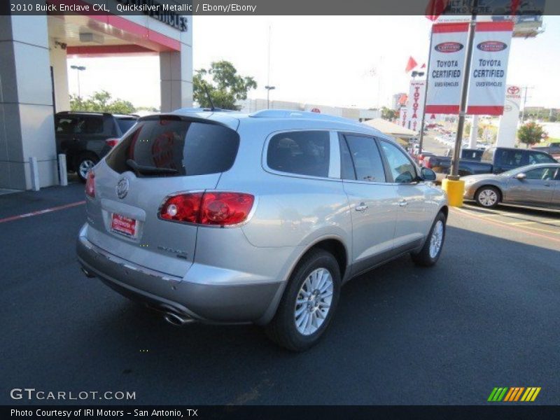 Quicksilver Metallic / Ebony/Ebony 2010 Buick Enclave CXL
