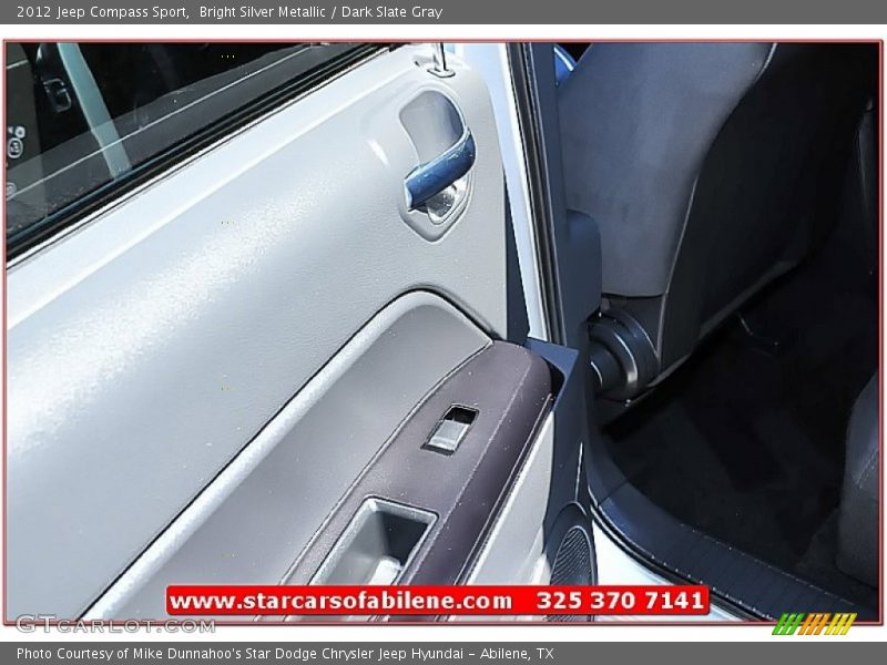 Bright Silver Metallic / Dark Slate Gray 2012 Jeep Compass Sport