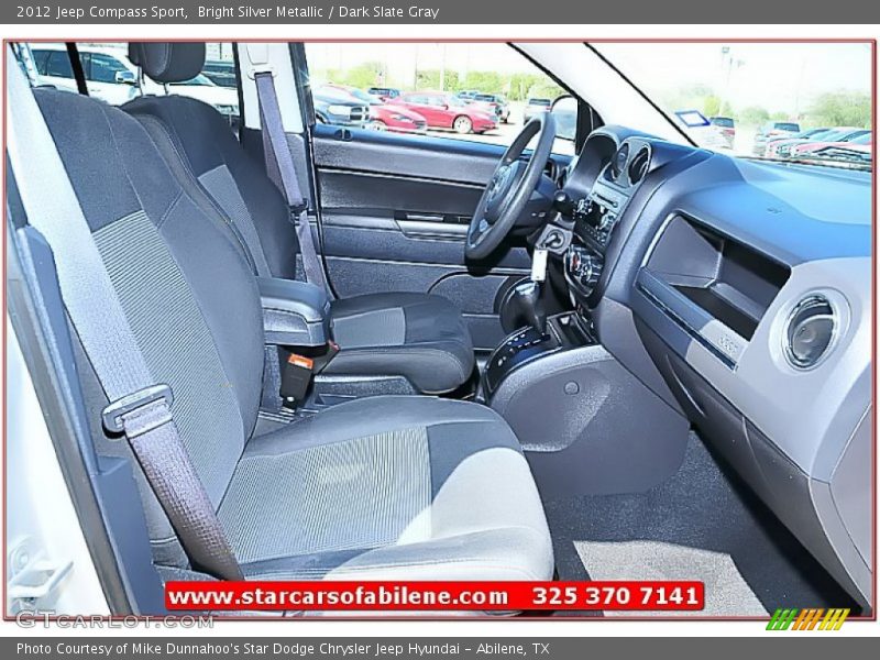 Bright Silver Metallic / Dark Slate Gray 2012 Jeep Compass Sport