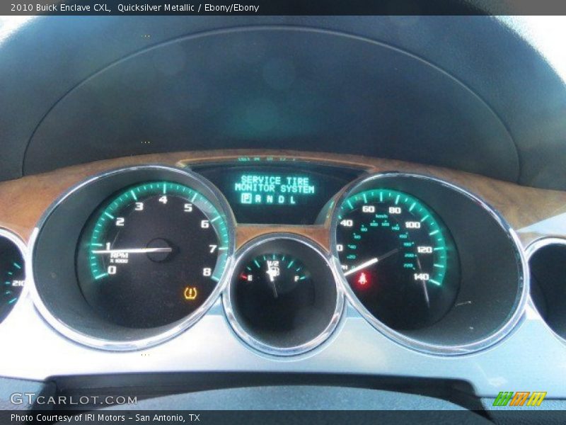 Quicksilver Metallic / Ebony/Ebony 2010 Buick Enclave CXL