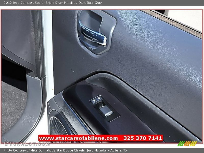 Bright Silver Metallic / Dark Slate Gray 2012 Jeep Compass Sport