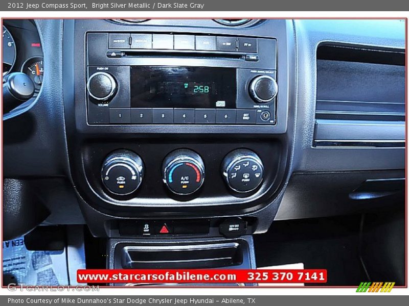 Bright Silver Metallic / Dark Slate Gray 2012 Jeep Compass Sport