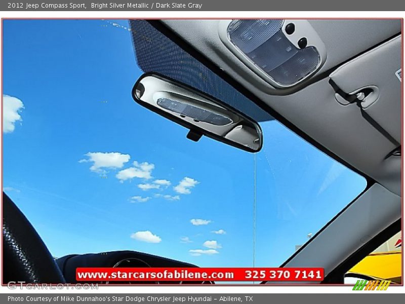 Bright Silver Metallic / Dark Slate Gray 2012 Jeep Compass Sport