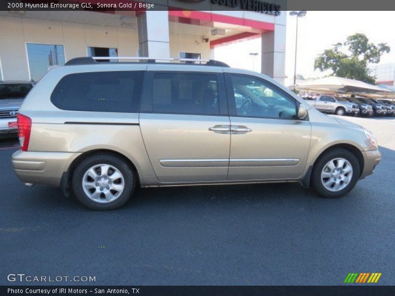 Sonora Gold / Beige 2008 Hyundai Entourage GLS