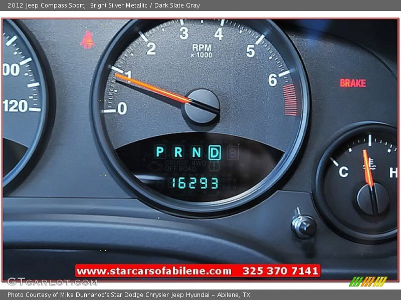 Bright Silver Metallic / Dark Slate Gray 2012 Jeep Compass Sport