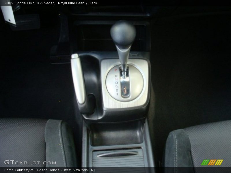 Royal Blue Pearl / Black 2009 Honda Civic LX-S Sedan