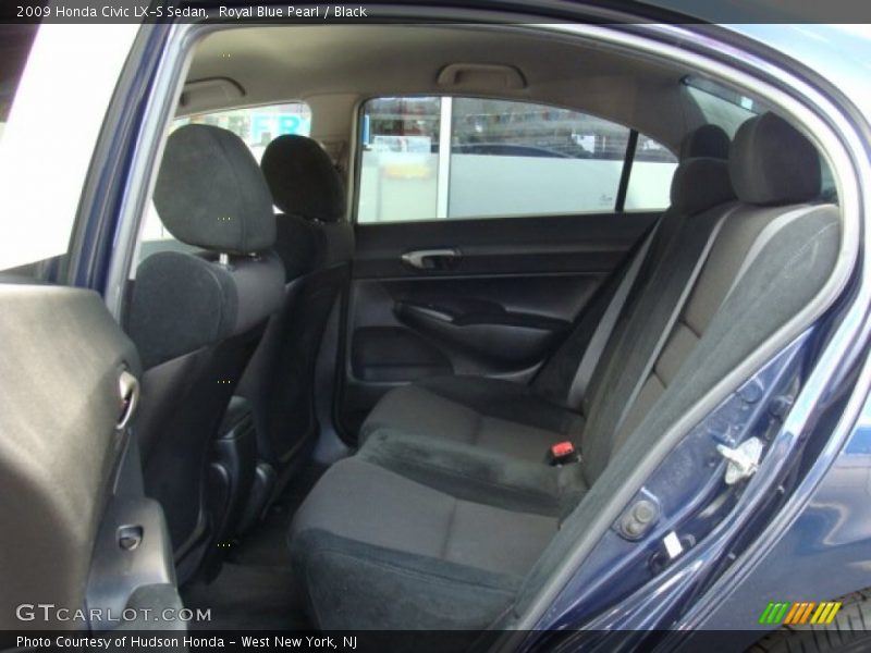 Royal Blue Pearl / Black 2009 Honda Civic LX-S Sedan
