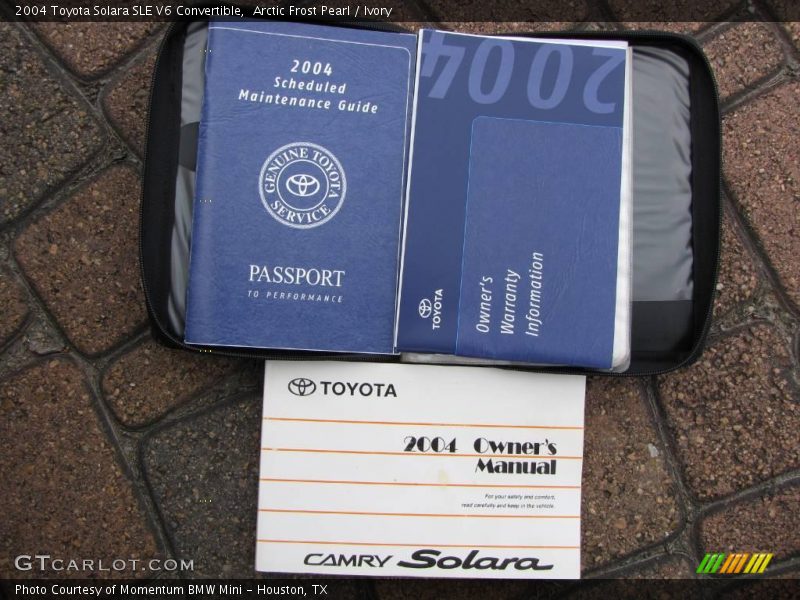 Arctic Frost Pearl / Ivory 2004 Toyota Solara SLE V6 Convertible