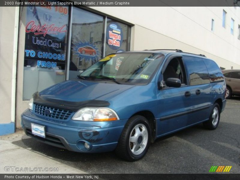 Light Sapphire Blue Metallic / Medium Graphite 2003 Ford Windstar LX