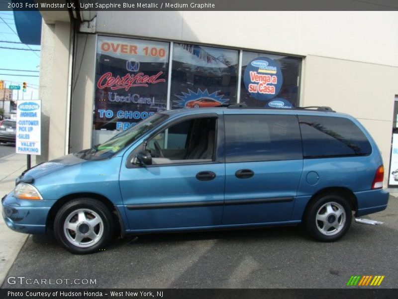 Light Sapphire Blue Metallic / Medium Graphite 2003 Ford Windstar LX