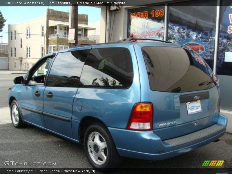 Light Sapphire Blue Metallic / Medium Graphite 2003 Ford Windstar LX