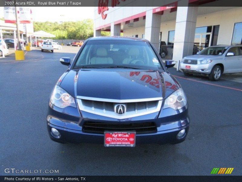 Royal Blue Pearl / Taupe 2007 Acura RDX