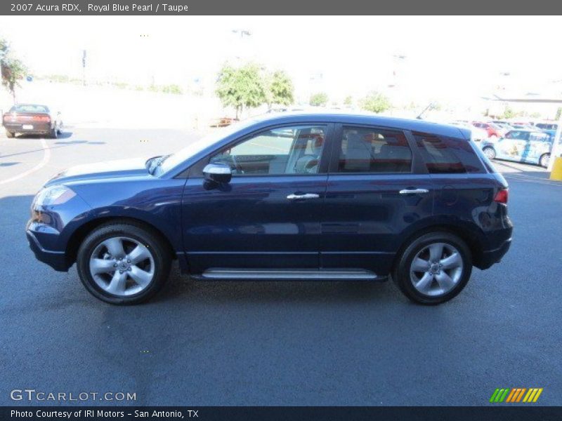 Royal Blue Pearl / Taupe 2007 Acura RDX