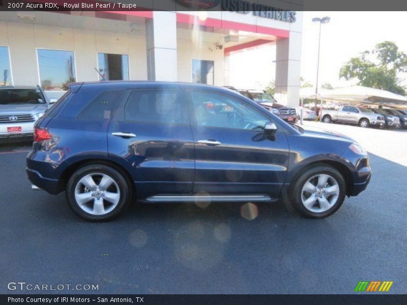 Royal Blue Pearl / Taupe 2007 Acura RDX
