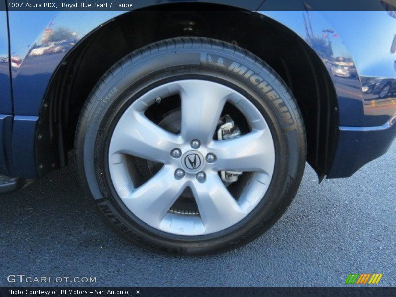 Royal Blue Pearl / Taupe 2007 Acura RDX