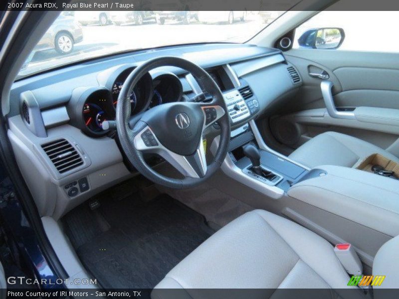 Royal Blue Pearl / Taupe 2007 Acura RDX