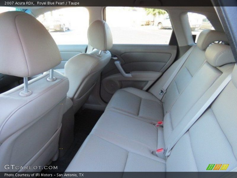 Royal Blue Pearl / Taupe 2007 Acura RDX