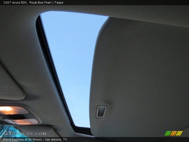 Royal Blue Pearl / Taupe 2007 Acura RDX