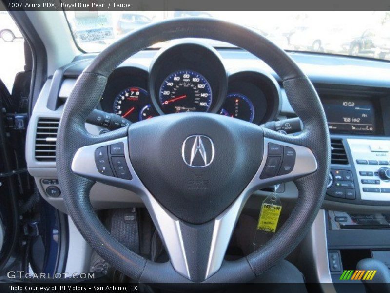 Royal Blue Pearl / Taupe 2007 Acura RDX