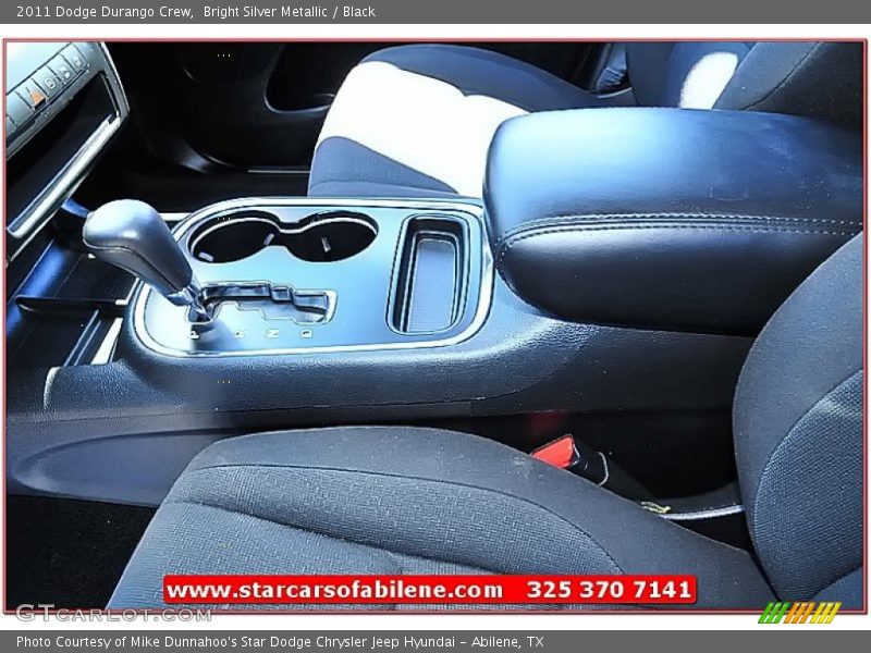 Bright Silver Metallic / Black 2011 Dodge Durango Crew