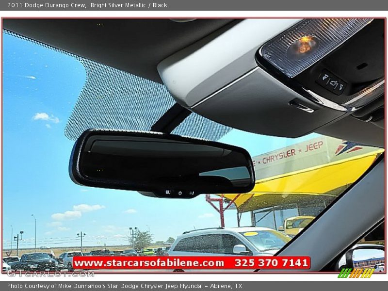 Bright Silver Metallic / Black 2011 Dodge Durango Crew