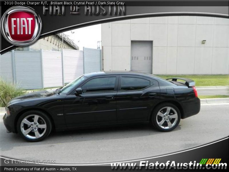 Brilliant Black Crystal Pearl / Dark Slate Gray 2010 Dodge Charger R/T
