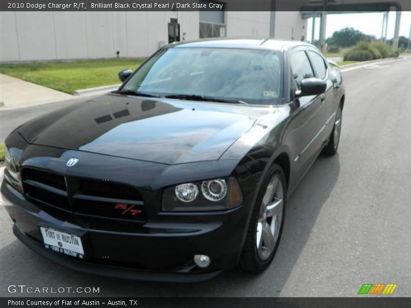Brilliant Black Crystal Pearl / Dark Slate Gray 2010 Dodge Charger R/T