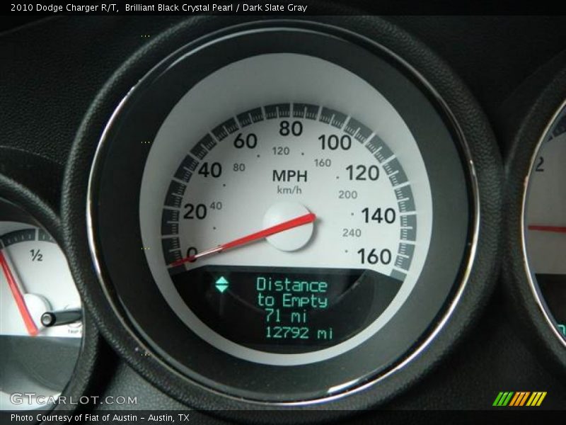 Brilliant Black Crystal Pearl / Dark Slate Gray 2010 Dodge Charger R/T