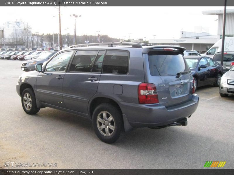 Bluestone Metallic / Charcoal 2004 Toyota Highlander 4WD